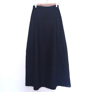 Theory Navy Long Skirt, Linen100% (NWOT)
